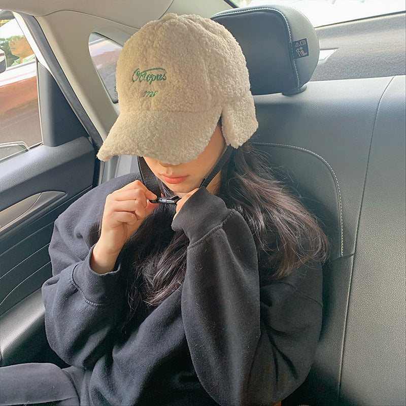 Women's Fashion Lamb Plush Warm Hat
