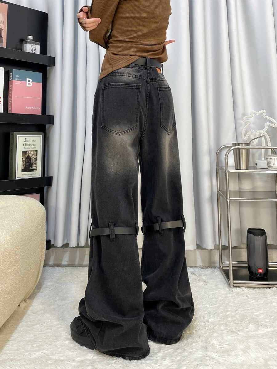 American Retro Jeans Women's Loose Straight