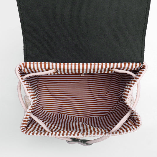 Women's Woven Diamond Shoulder Bag