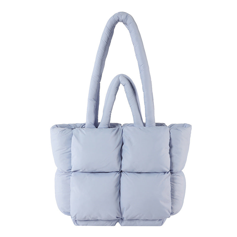 Large Capacity Soft High-grade Cotton-filled Western Style All-matching Underarm Shoulder Bag