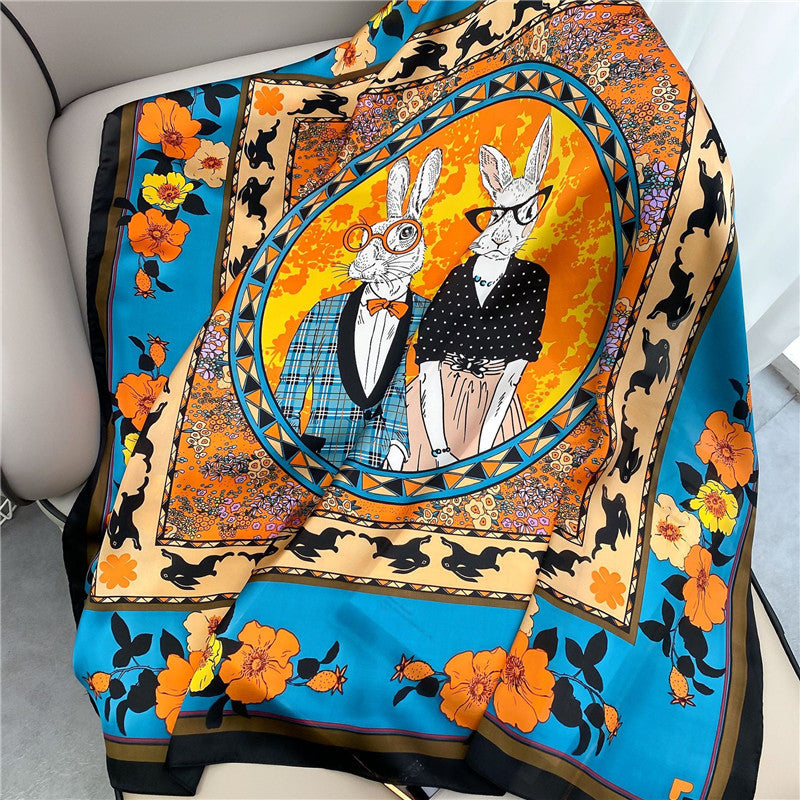 Sun Protection Shawl Animal Bunny Scarf