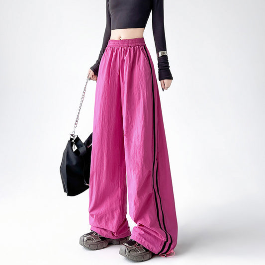 Fashion American Striped Overalls For Women