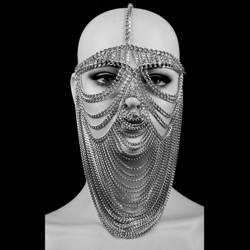 European And American Stage Accessories Headgear Goddess Forehead Chain