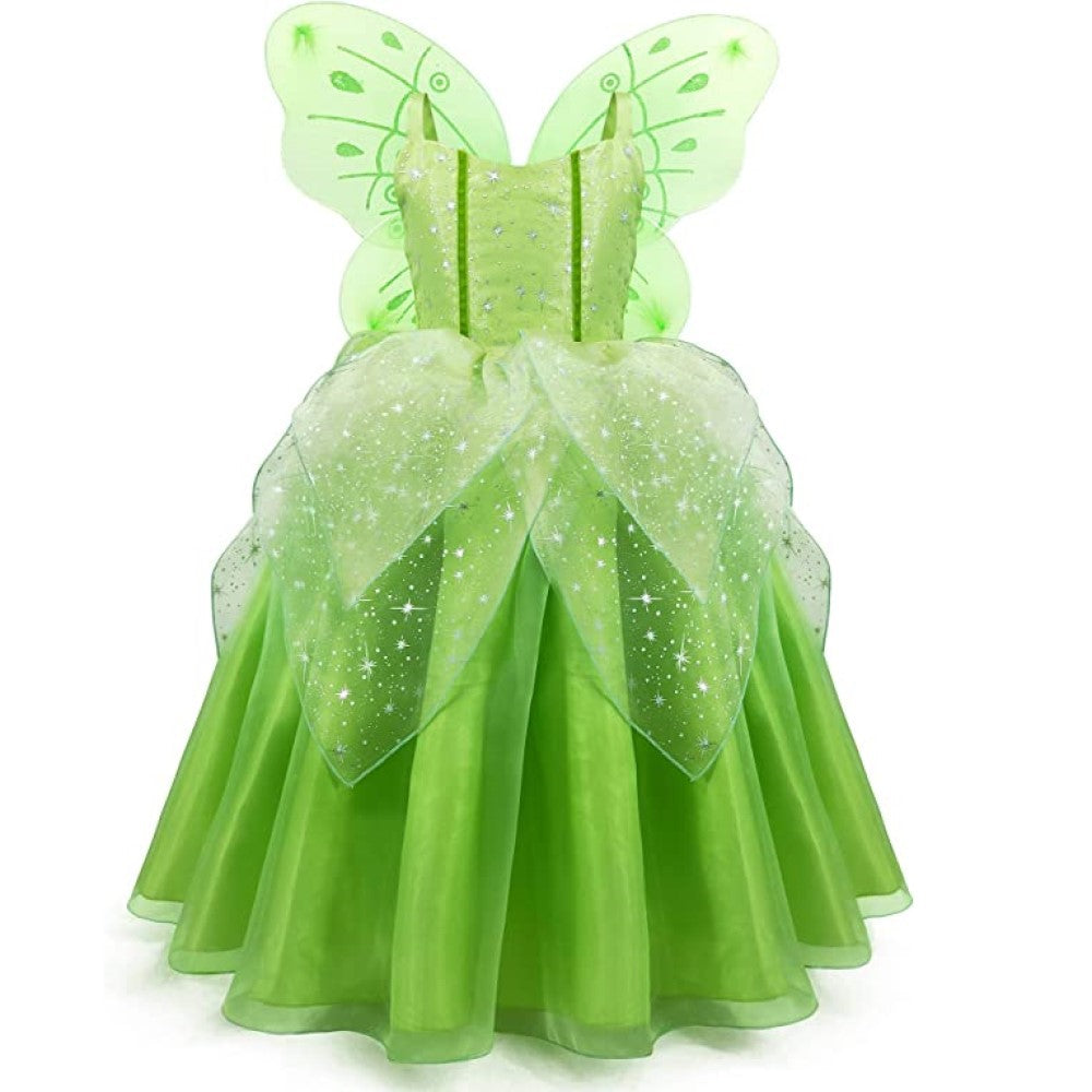 Girl Elf Wonderful Princess Tianna Tinker Bell Fairy Dress