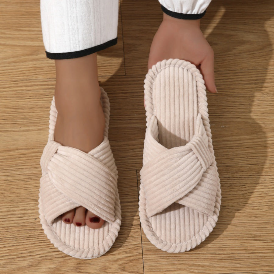 Slippers Open Home Non-slip Flat Couple
