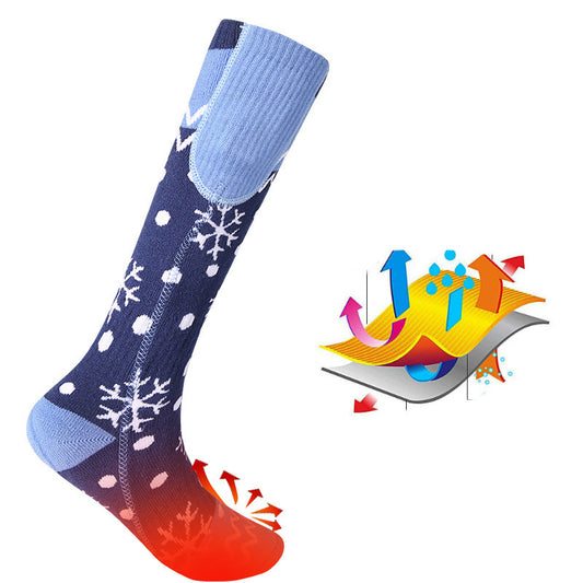 Outdoor Riding Ski Heating Socks USB