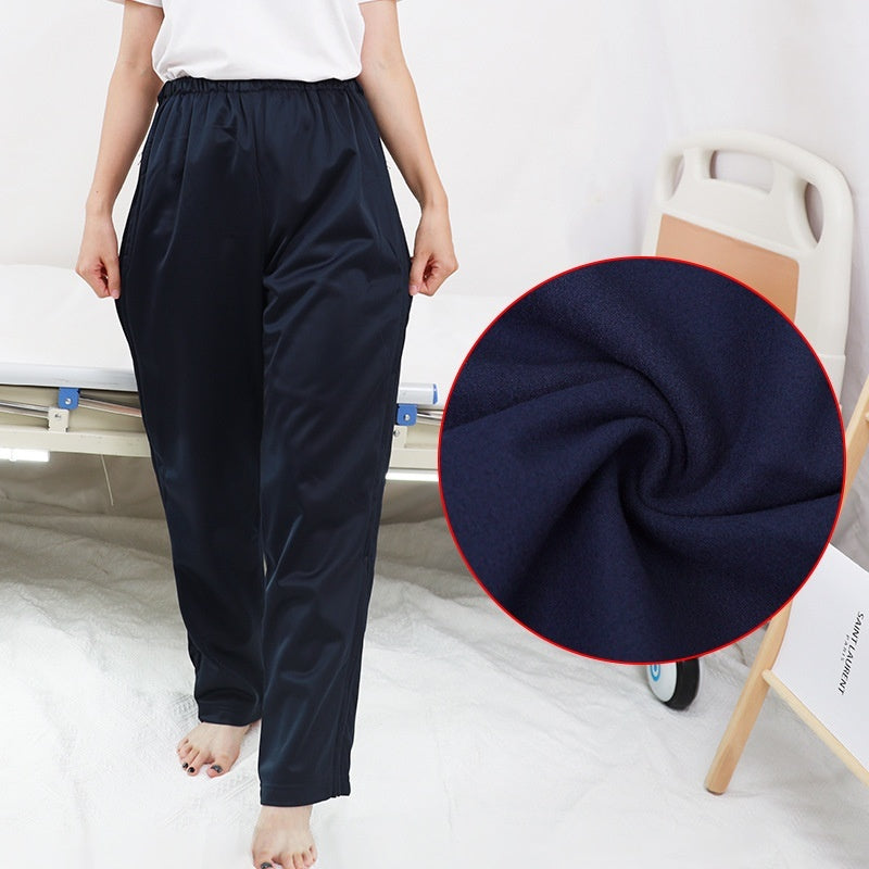 Two-side Zipper For The Elderly Spring And Summer Thin Nursing Pants