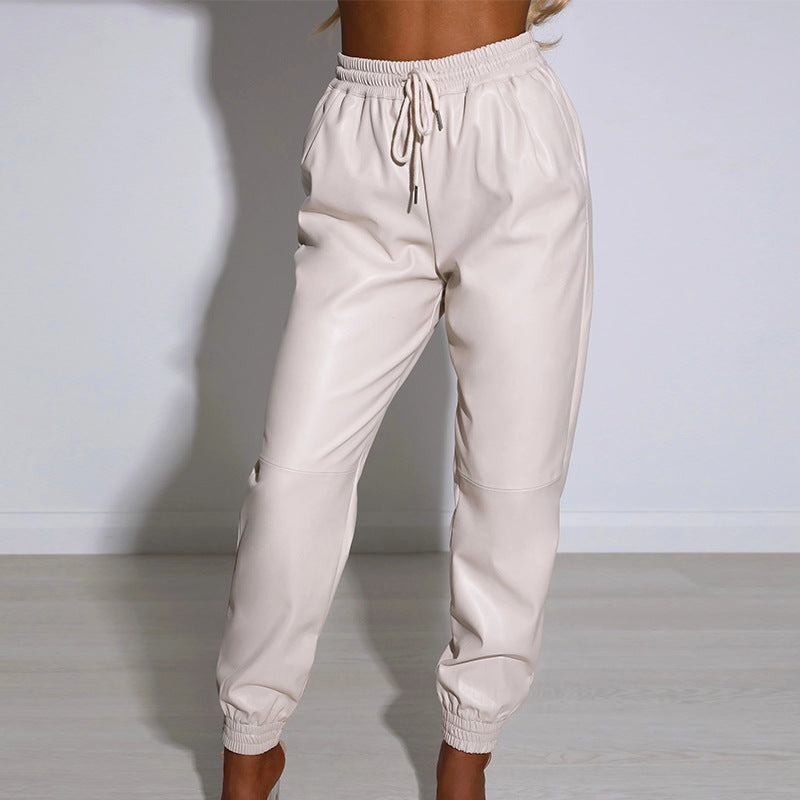 Fashion Elastic Waist All-match Casual Harem Pants