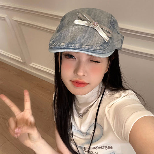 Original Diy Bow Advance Hats Female Summer