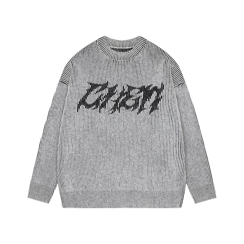 Men's New Fashion Loose Cool Knitted Sweater
