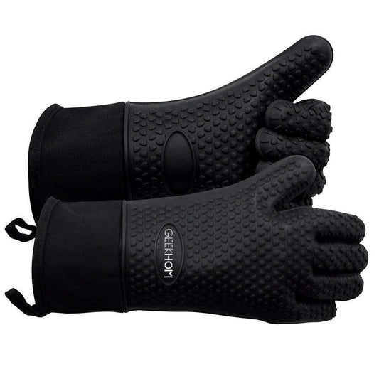 High-Temperature-Resistant, Non-Slip Thickened, Scald-Proof Kitchen Insulated Oven Mitts