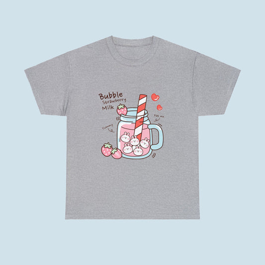 Sommer løstsiddende kortærmet T-shirt til mænd og kvinder med rund hals