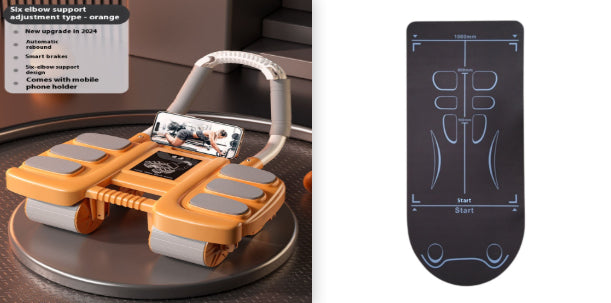 Intelligent Four-wheel Abdominal Wheel Automatic Rebound Elbow Support