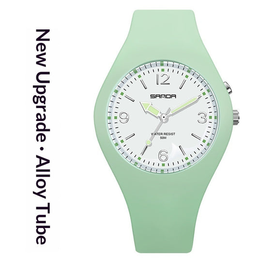 Sleek Sporty Luminous And Waterproof Womens Watch