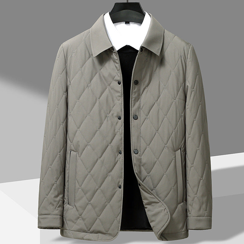 Men's Shirt Autumn Winter Cotton-padded Coat