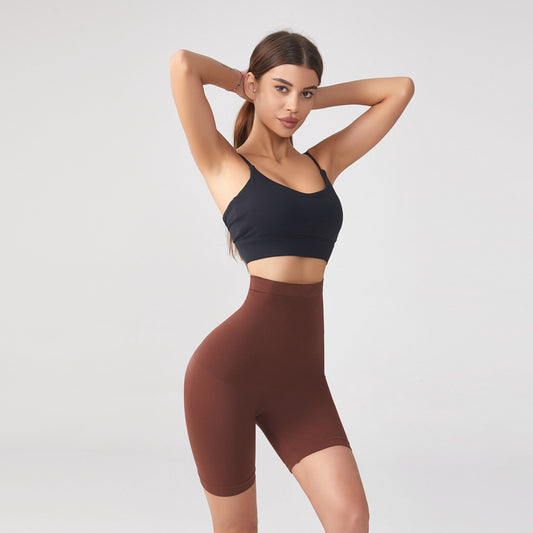 High Waist Body Shaping Middle Pants Seamless Running Sports