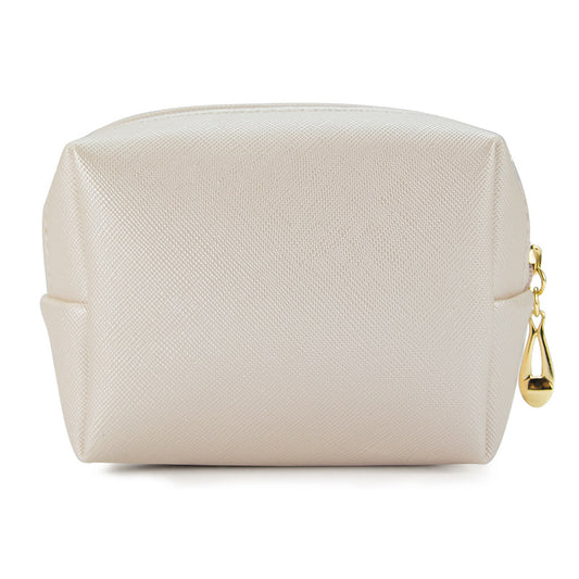 PU Leather Octagonal Square Makeup Storage Bag, Simple Design