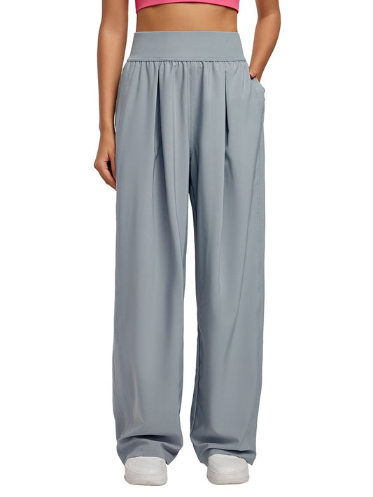 High Waist Slimming Sports Trousers Breathable Loose Drooping