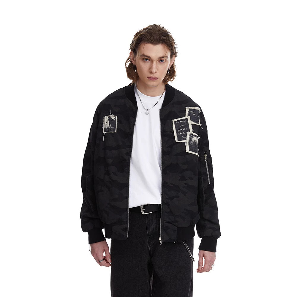 Vintage Detroit Patch Workwear Jacket Spring