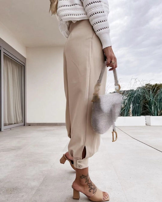 Thin Nine-point Harem Pants Casual Overalls