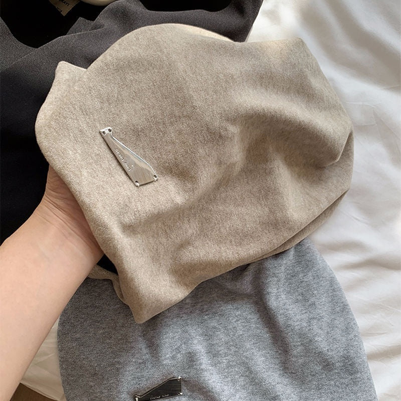 Lazy Big Head Circumference Pile Heap Sleeve Cap