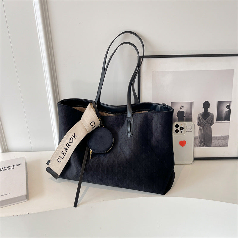 Casual Store Kapacitet Muleposer Kvinders Store Skuldertaske