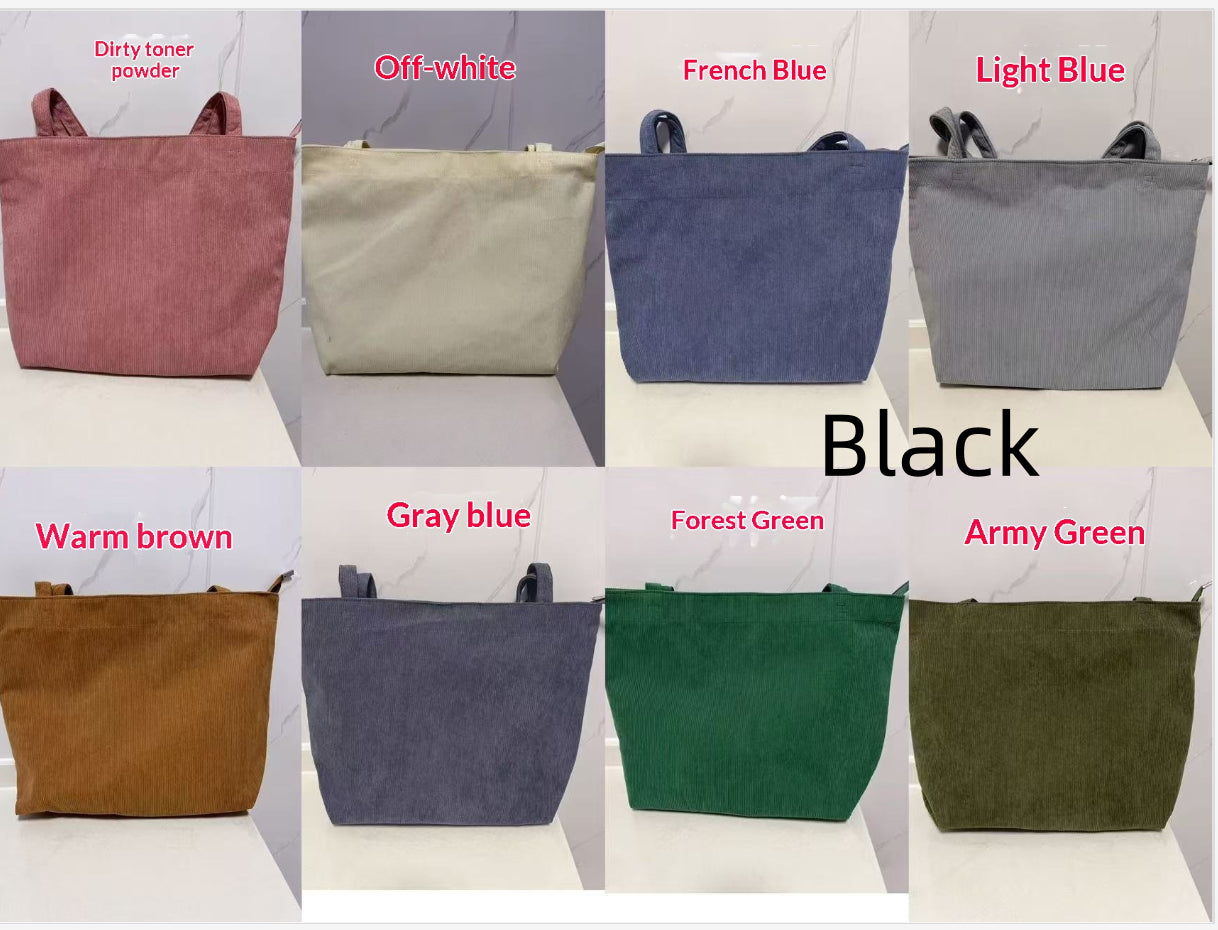 Fashionable, Trendy, And Minimalist Corduroy Casual Womens Handbag