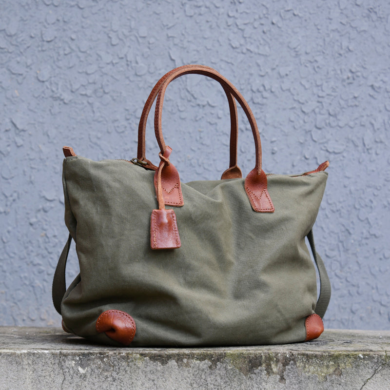 Lærred Retro Enkel Trend Skuldertaske