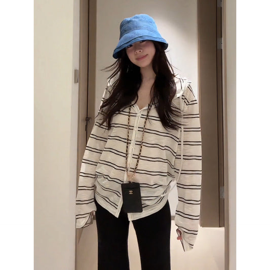 Single-button Thin Sun Protection Shirt