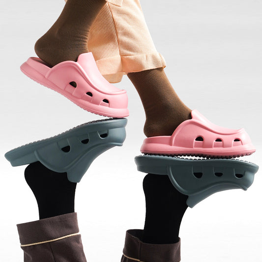 Baotou Thick Bottom Fashion Slippers Outerwear Home Shoes EVA Non-slip Casual Beach Shoes