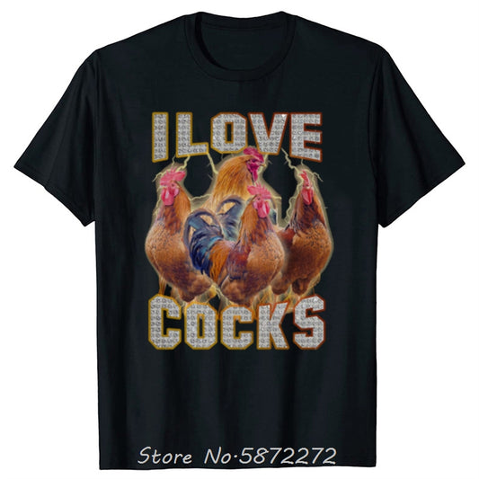 Summer Loose Short Sleeves T-shirt Men's And Women's Round Neck