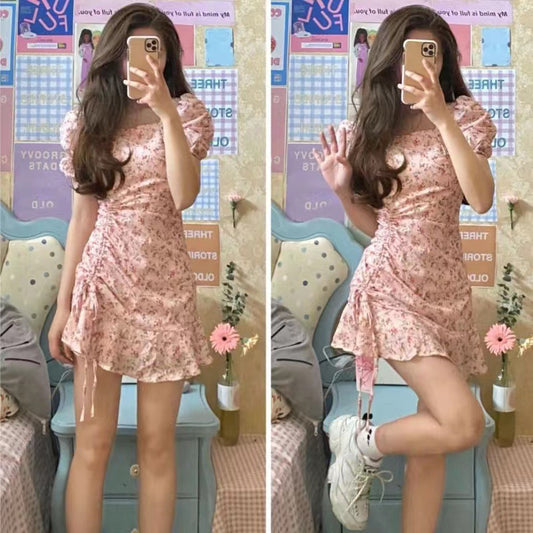 Sweet And Chic Mini Dress That Flatters The Figure