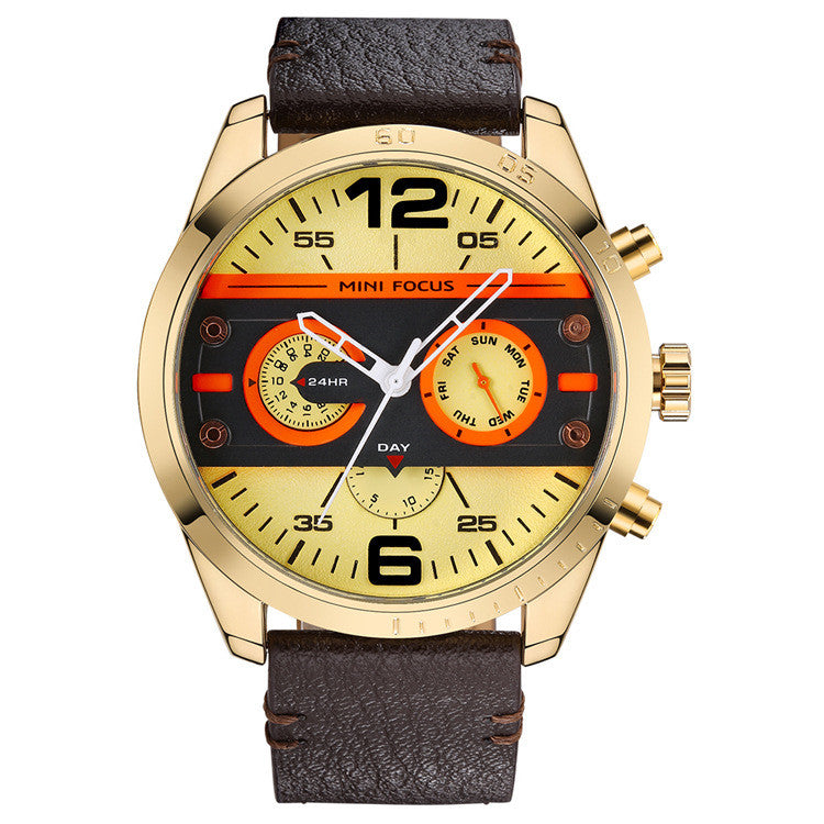 Multifunctional Waterproof Male Quartz Watch