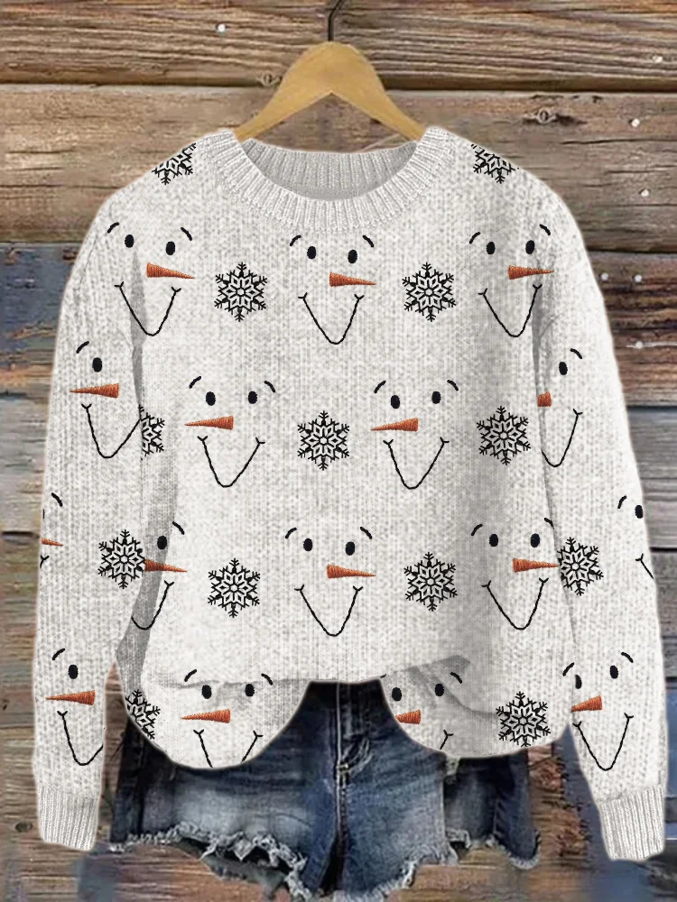 Men's And Women's Printed Crew Neck Sweatshirt