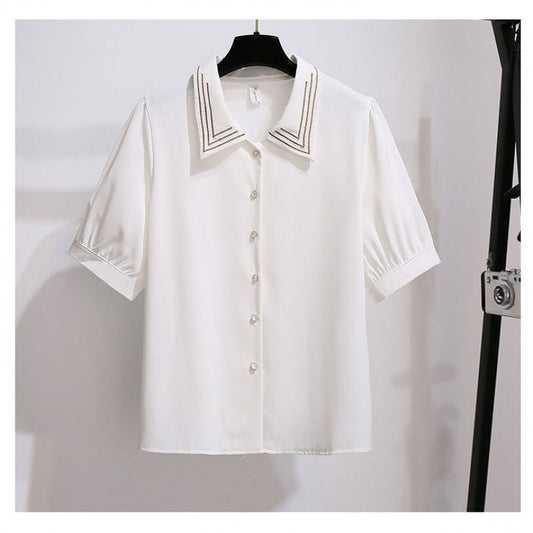 Slimming Figure-flattering Casual Chiffon Blouse