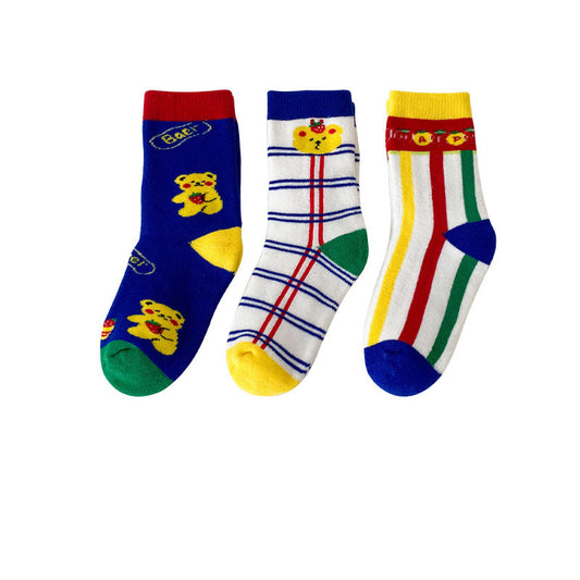 Terry Thickened Children's Socks For Autumn And Winter