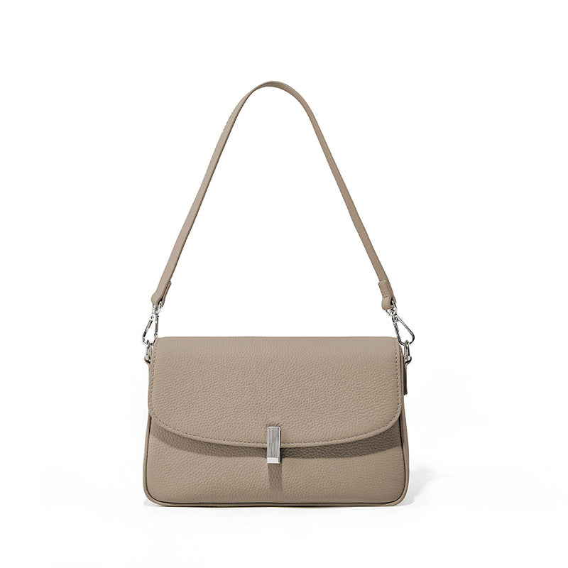 Large Capacity Genuine Leather Crossbody Bag For Women Graceful And Fashionable Genuine Cowhide