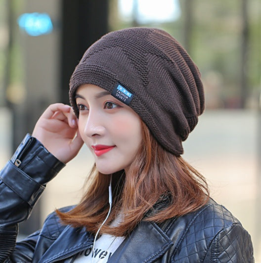 Three Dimensional Five Pointed Star Knitted Hat