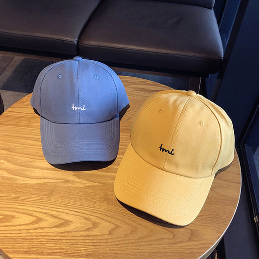 Fashion Versatile Small Letter Embroidered Baseball Hat