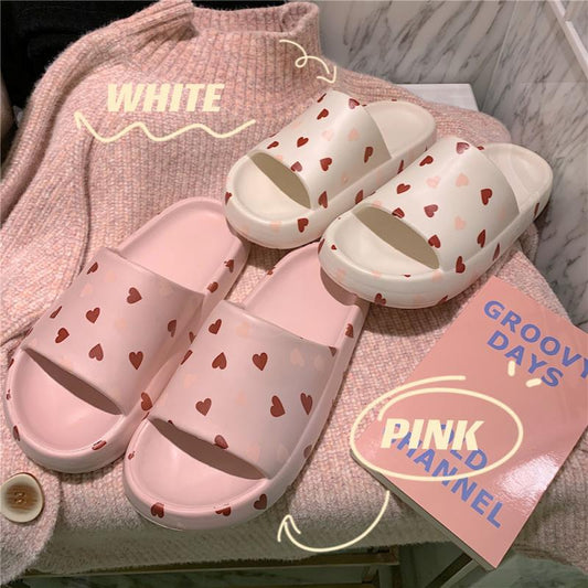 Women's Fashion Platform Slippers Home Slippers
