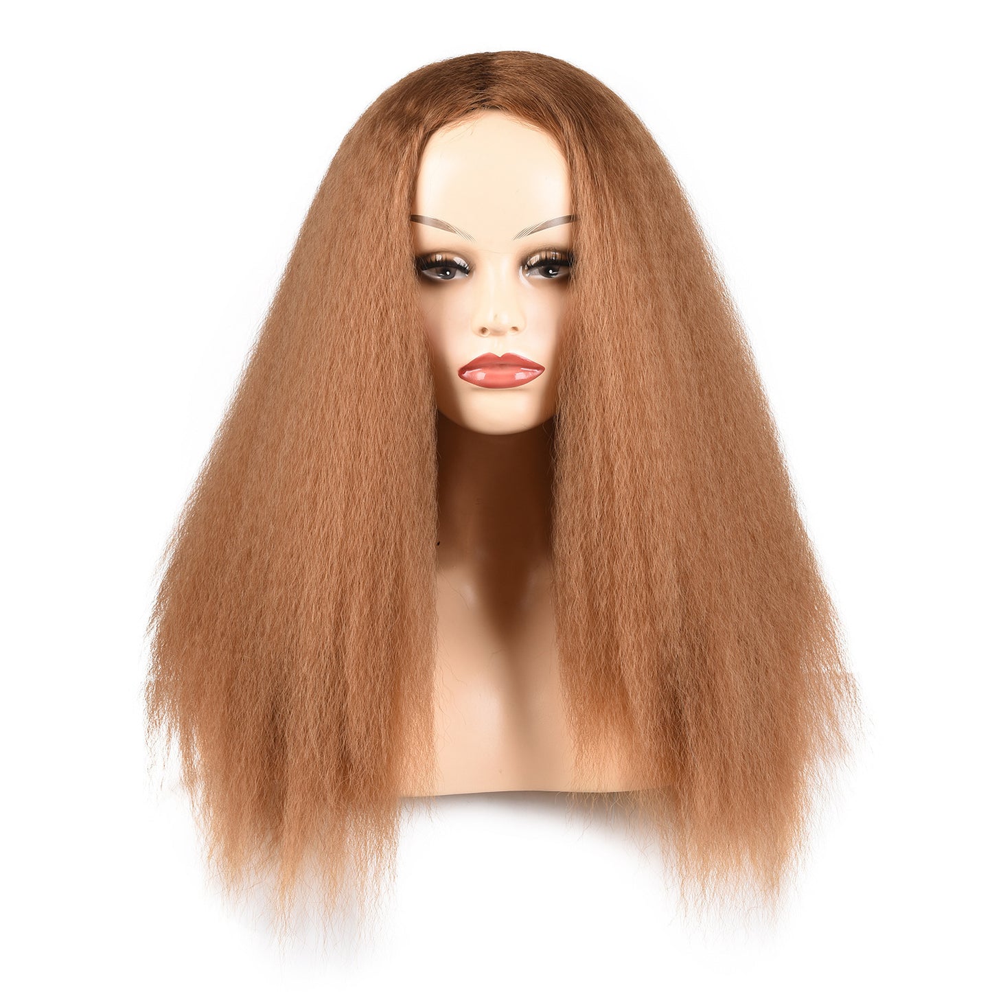 Womens Handwoven Black Long Straight Wig