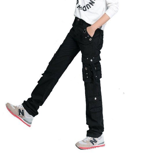 Women's Retro Plus Size Loose Slimming High-end Cool Casual Pants