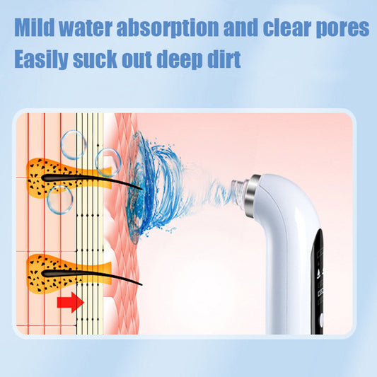 Skin Cleansing Oxygenation Cleanser Beauty Electric Blackhead Suction Instrument