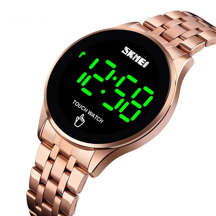 SKMEI 1579 Men's Electronic Watch Casual Fashion Steel Band Watch Multifunctional Men's Watch