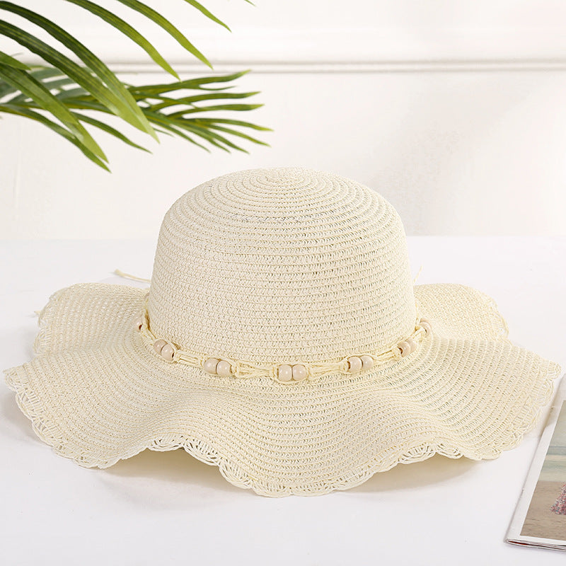 Women's Fashion Large Eaves Wave Edge Sun Hat