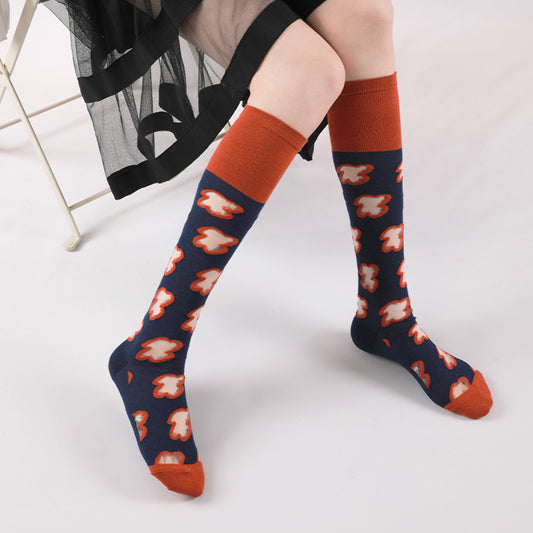 Summer Thin Breathable Transparent Glass Silk Socks Women