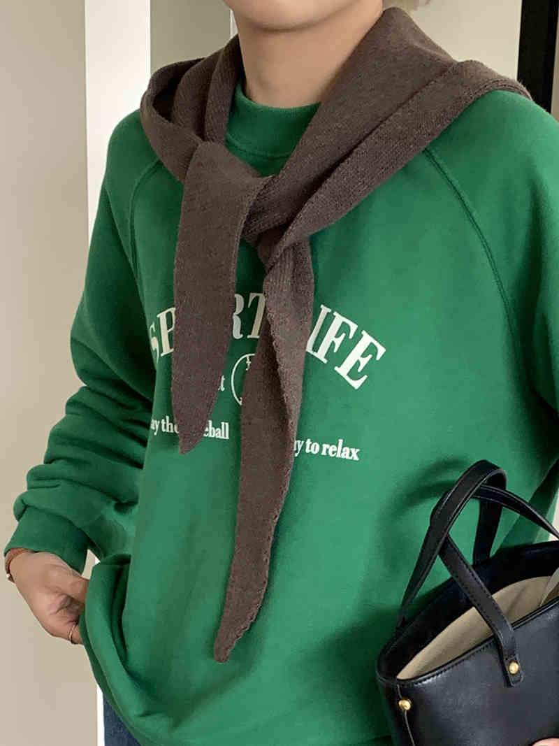 One-piece Balaclava Hooded Scarf Knitted Hat
