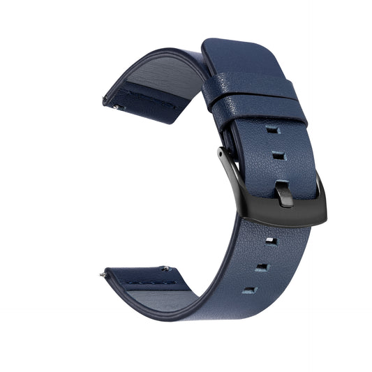 Universal Genuine Leather Strap Brown Strap Black Buckle
