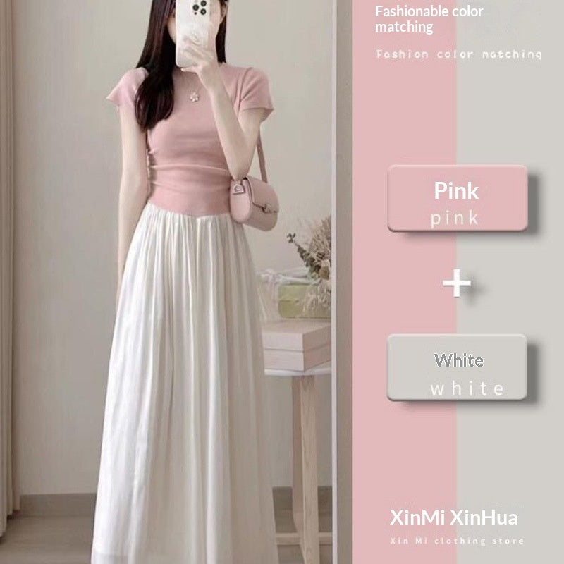 Korean Drama-style Elegant Lady Two-piece Set