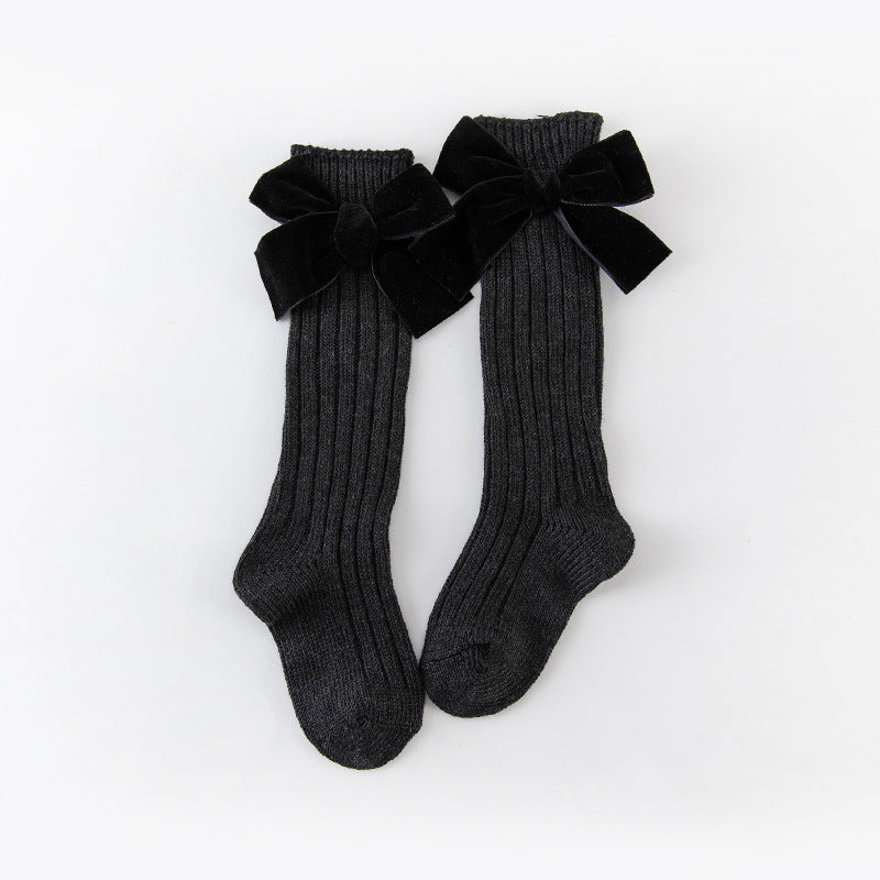 Primary School Growth Tube Cotton Socks Girls